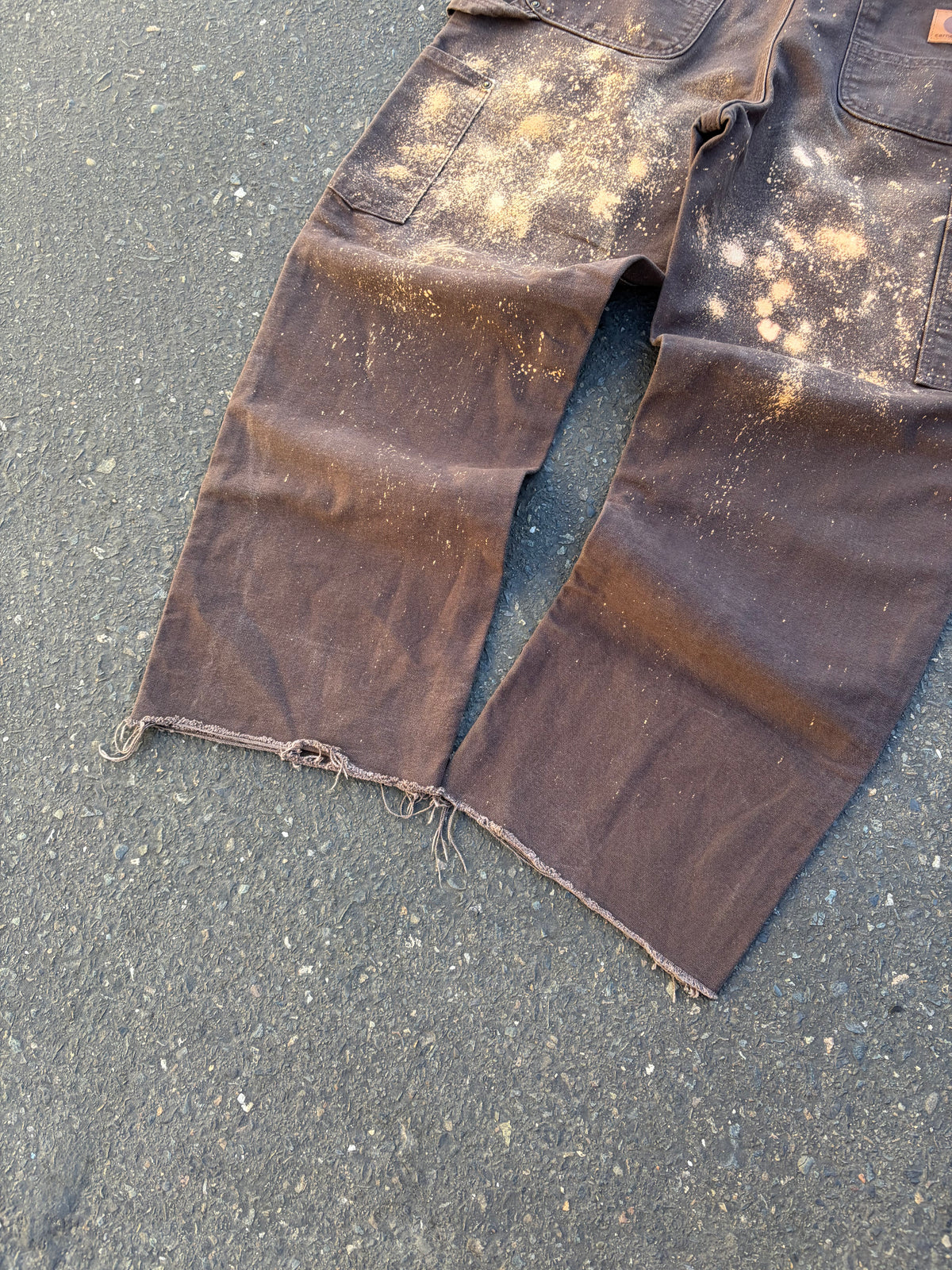 Brown Bleached Carhartt Double Knees