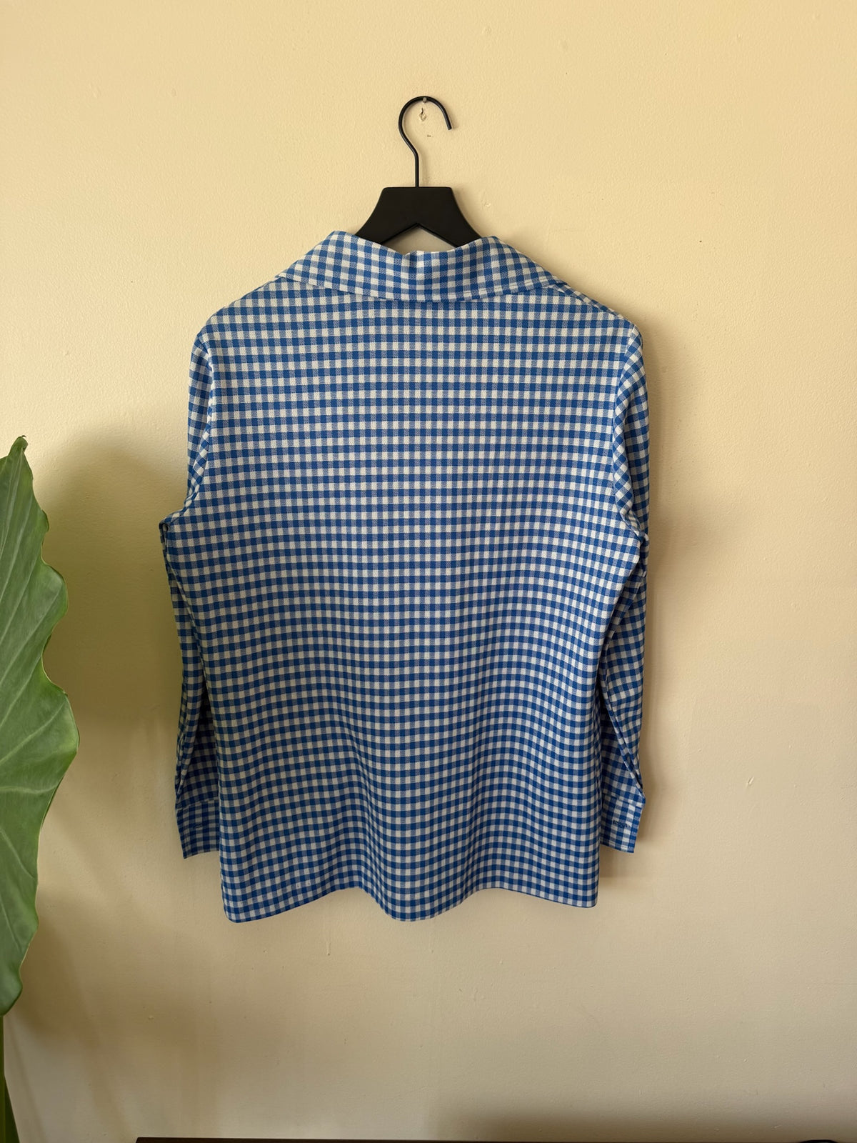 70s Sears Plaid Button-Up Shirt