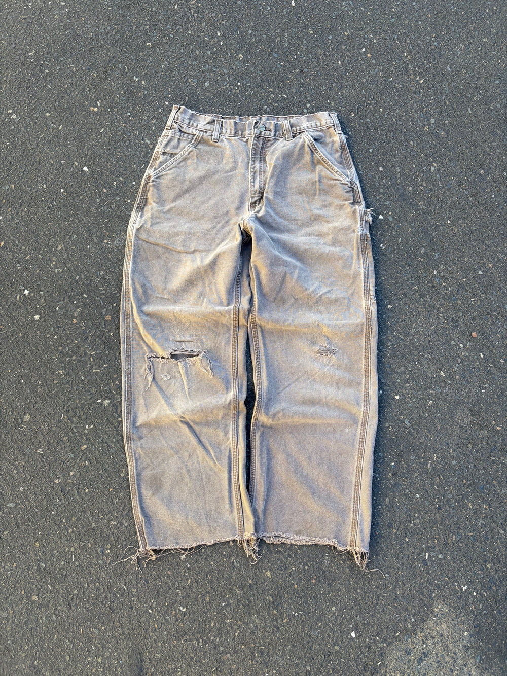 90s Faded Brown Carhartt Carpenter Pants