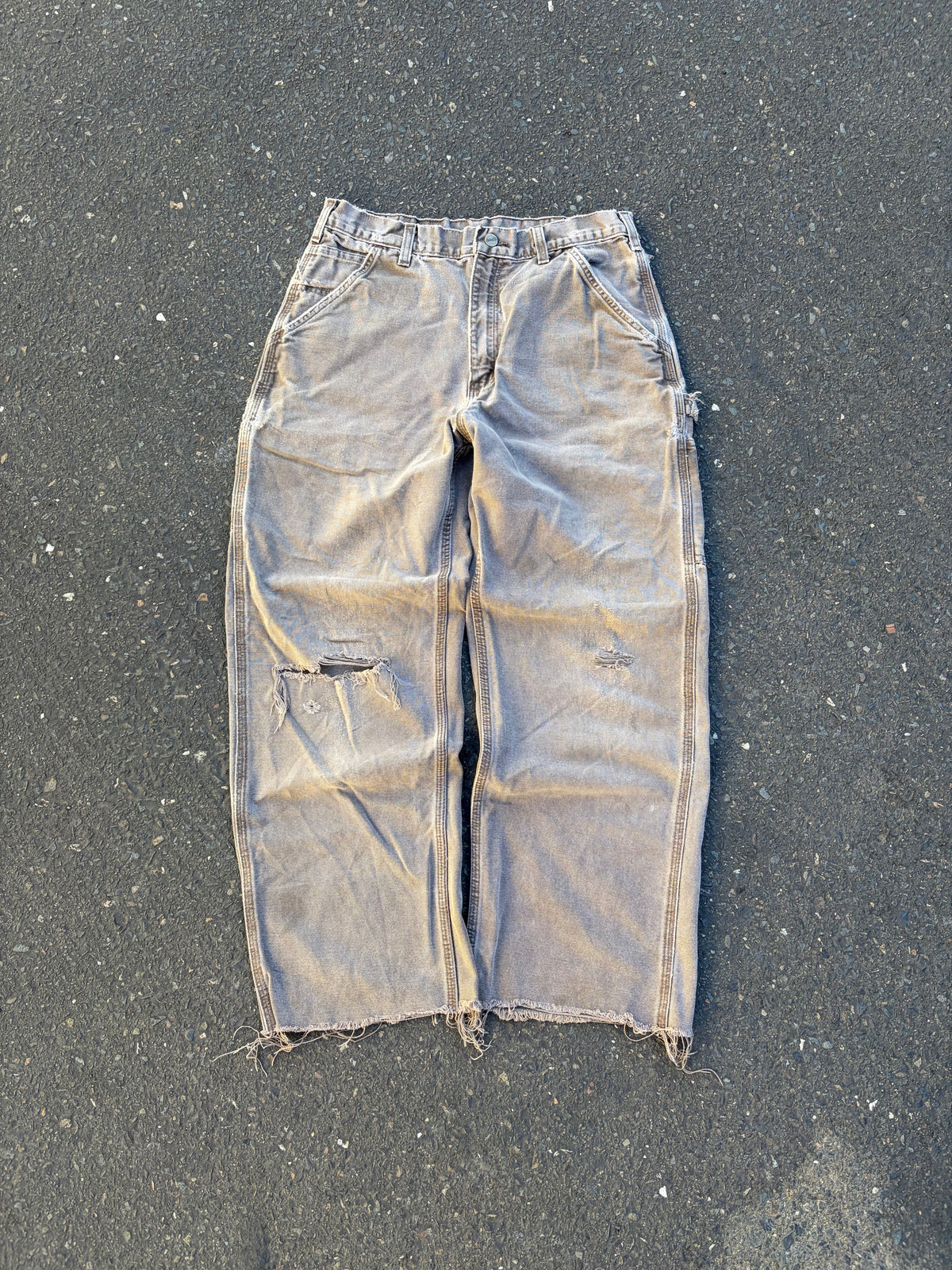 90s Faded Brown Carhartt Carpenter Pants
