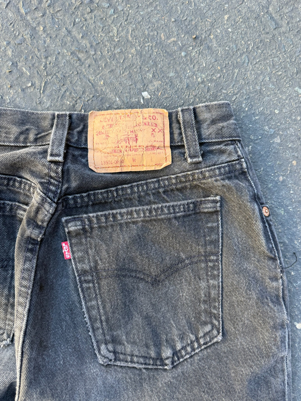 90s Made In USA Black Levi's 501