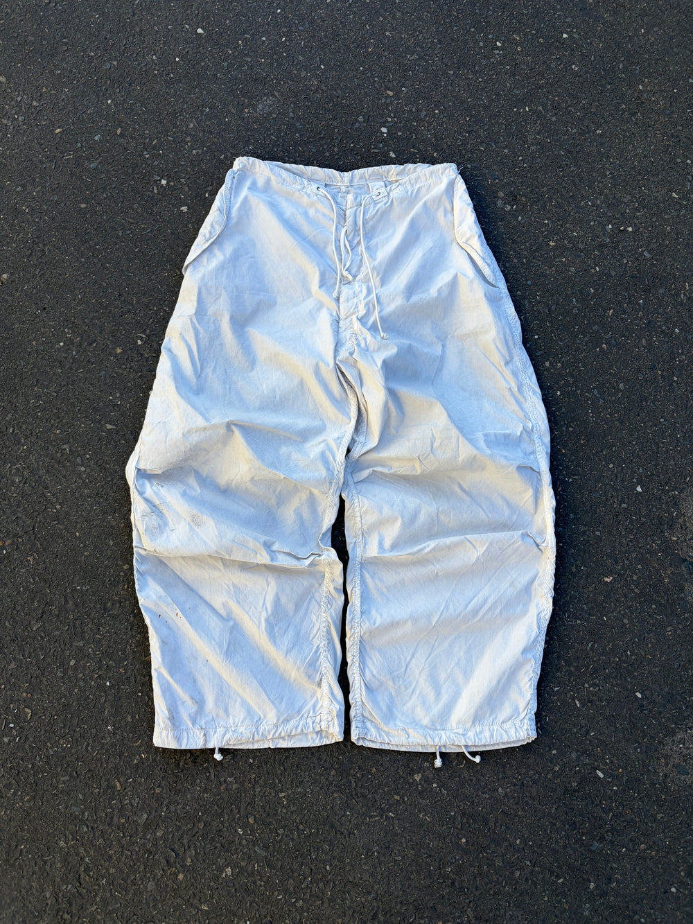 60s White M65 Shell Pants