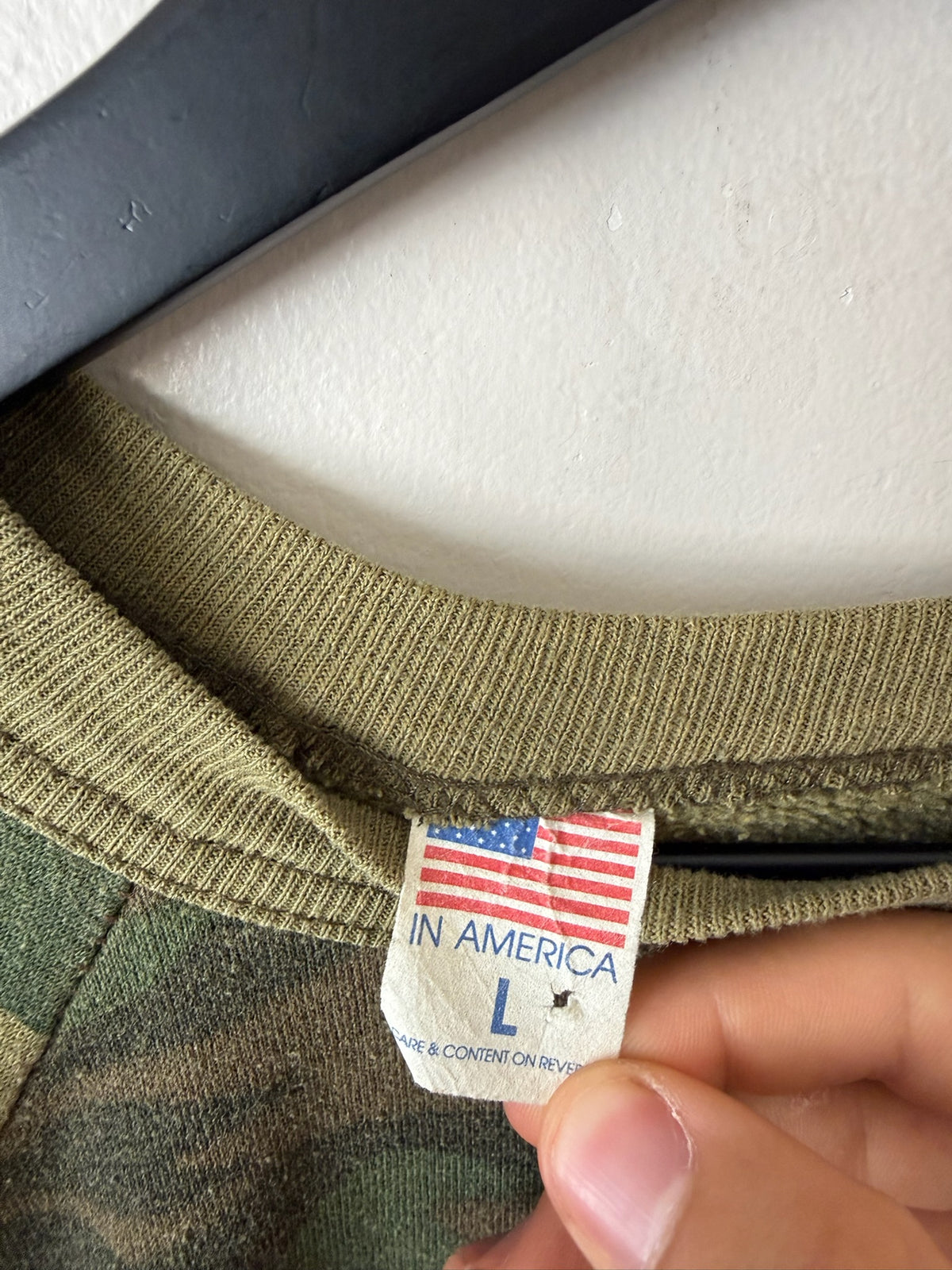 90s Camo Crewneck