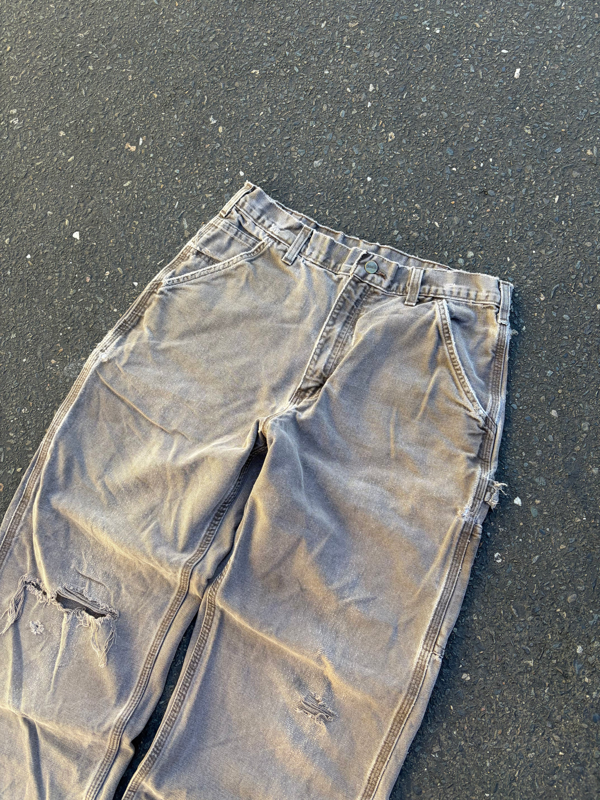 90s Faded Brown Carhartt Carpenter Pants