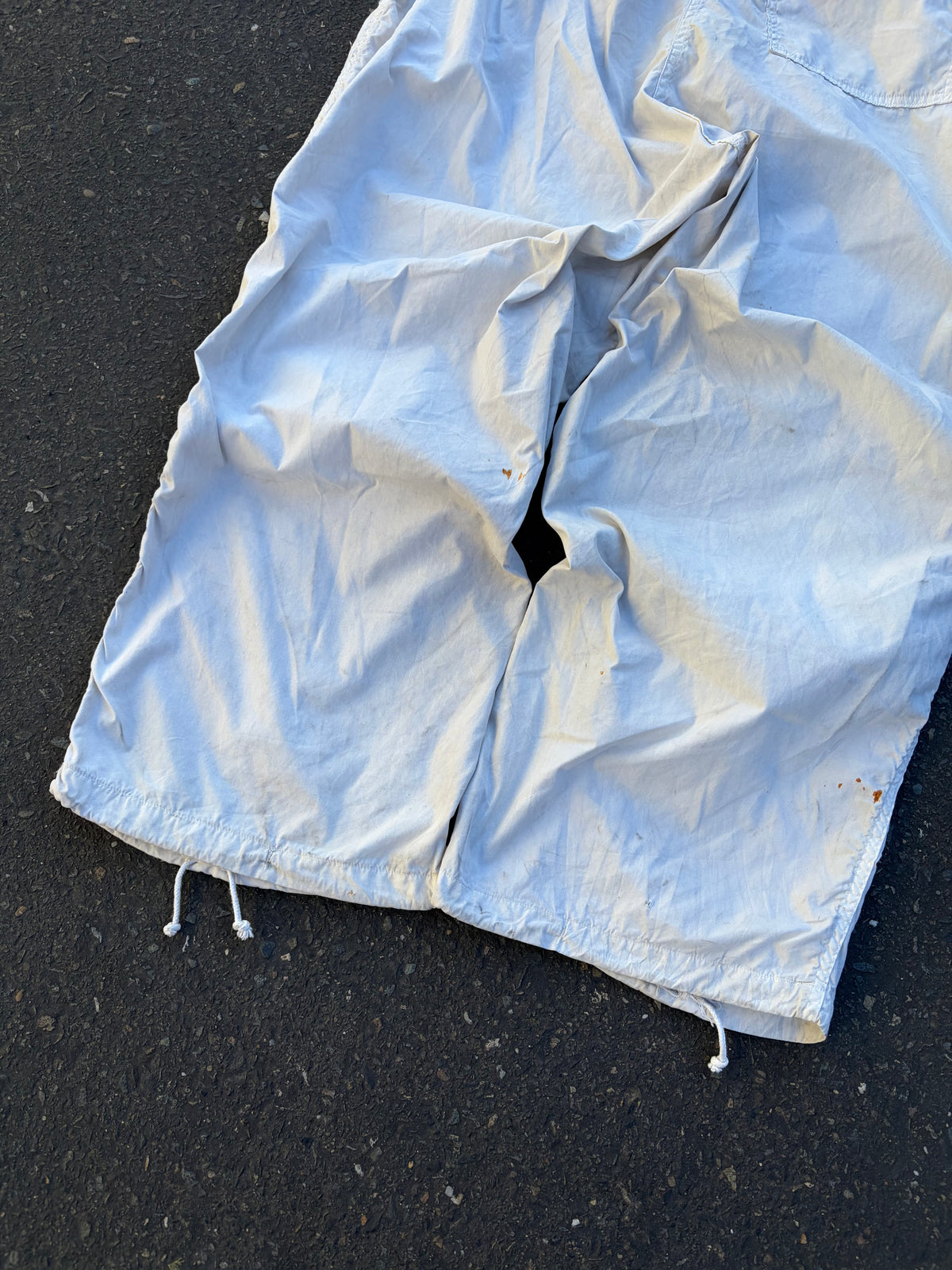 60s White M65 Shell Pants