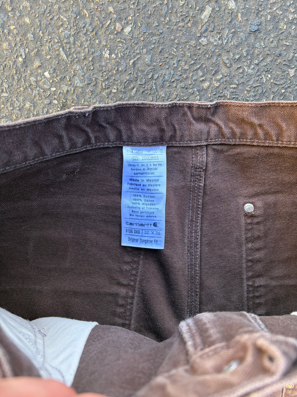 Brown Carhartt Double Knees