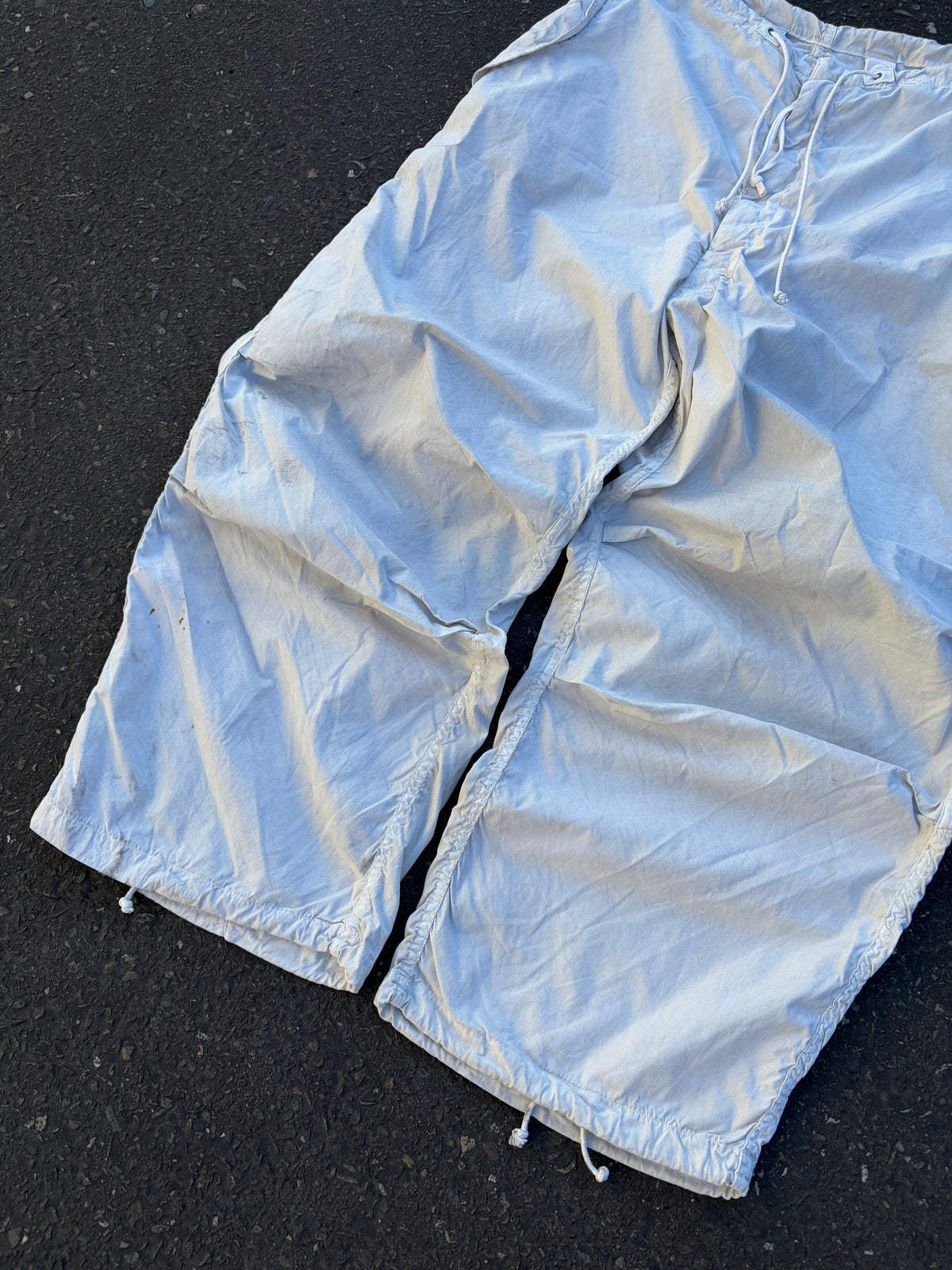 60s White M65 Shell Pants