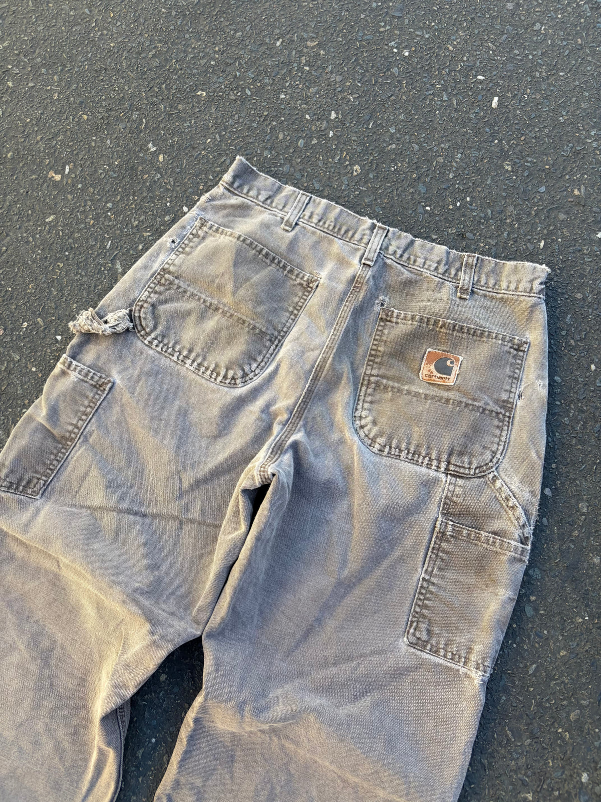90s Faded Brown Carhartt Carpenter Pants