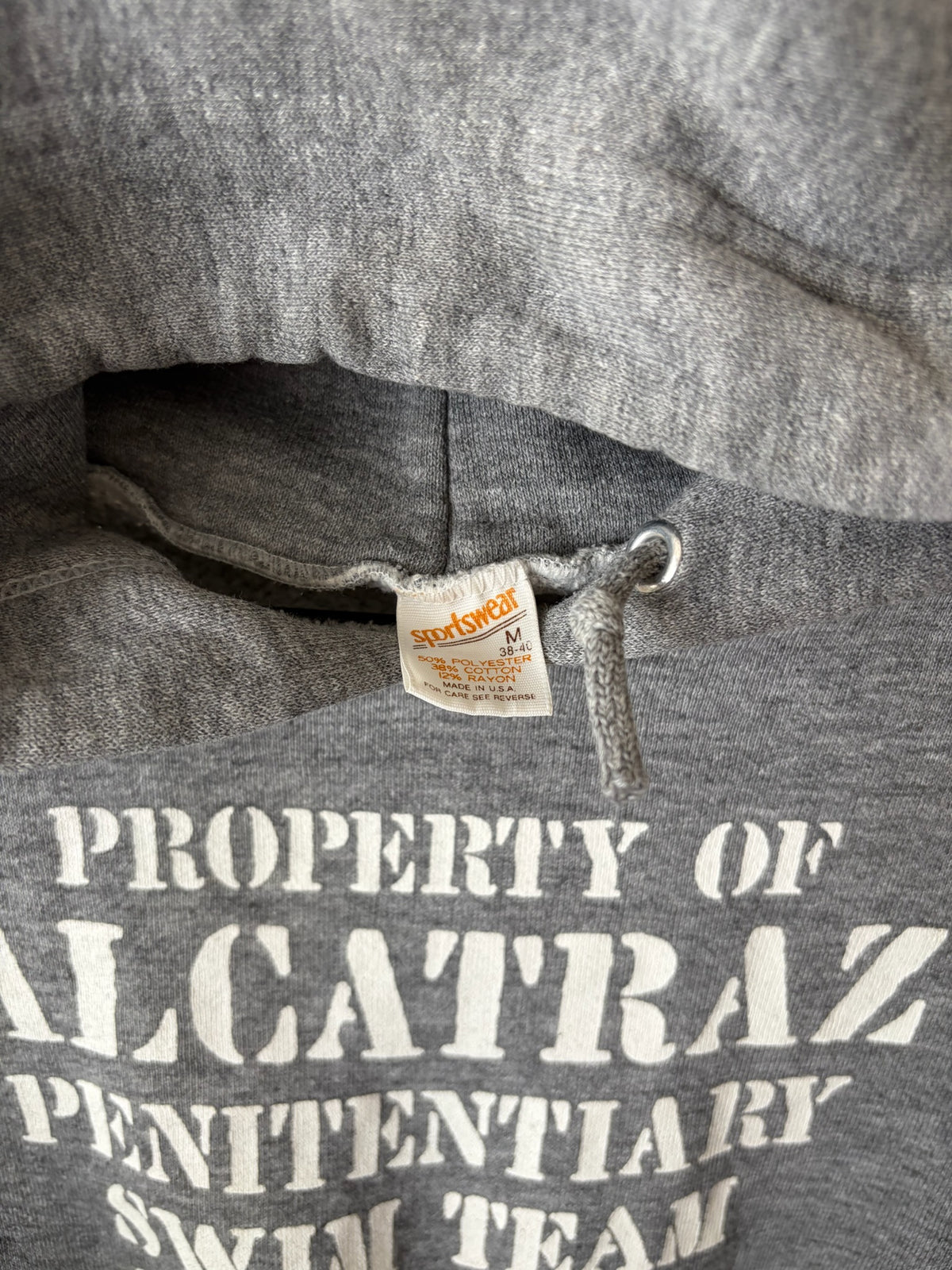 70s Alcatraz Swim Team Hoodie