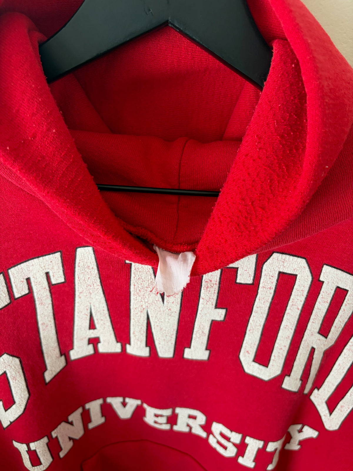 90s Faded Red Stanford Hoodie