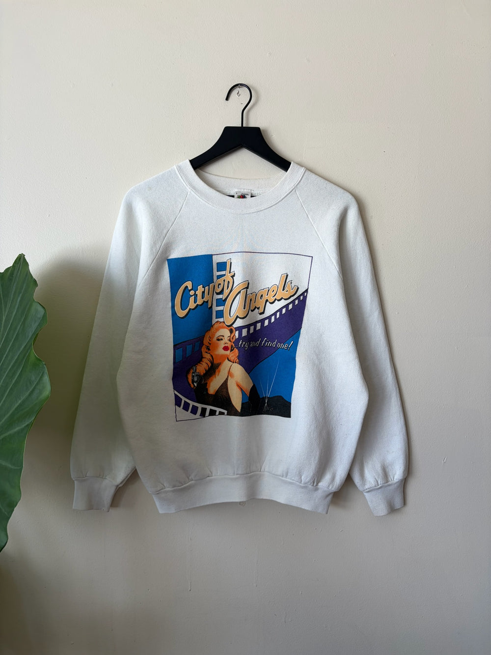90s "City Of Angels Try To Find One” Crewneck