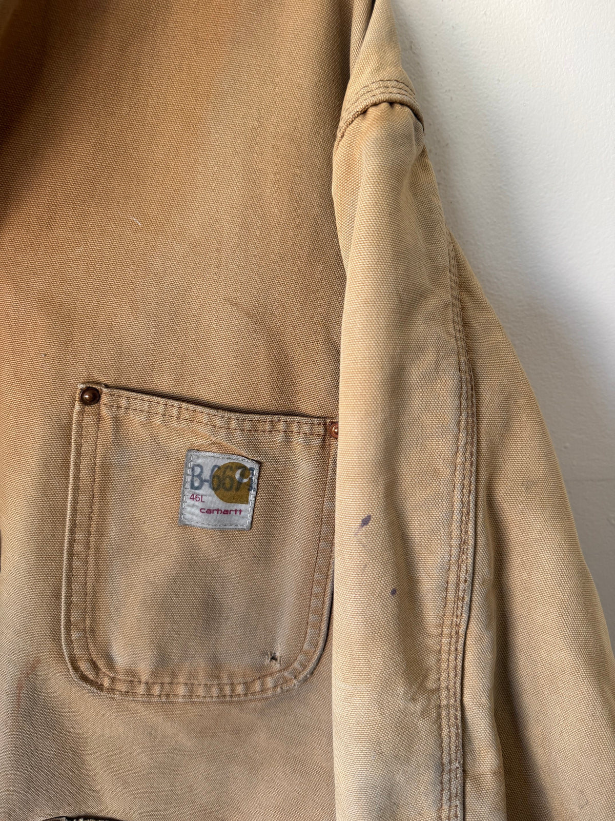 70s Paint Splattered Carhartt Chore Jacket