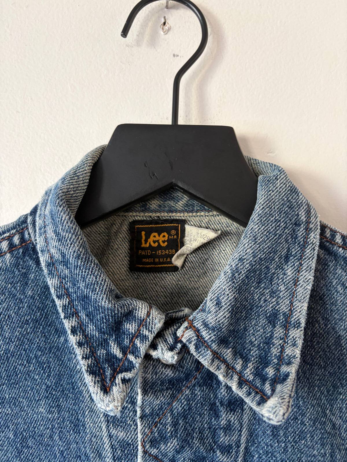 80s Distressed Lee Denim Jacket