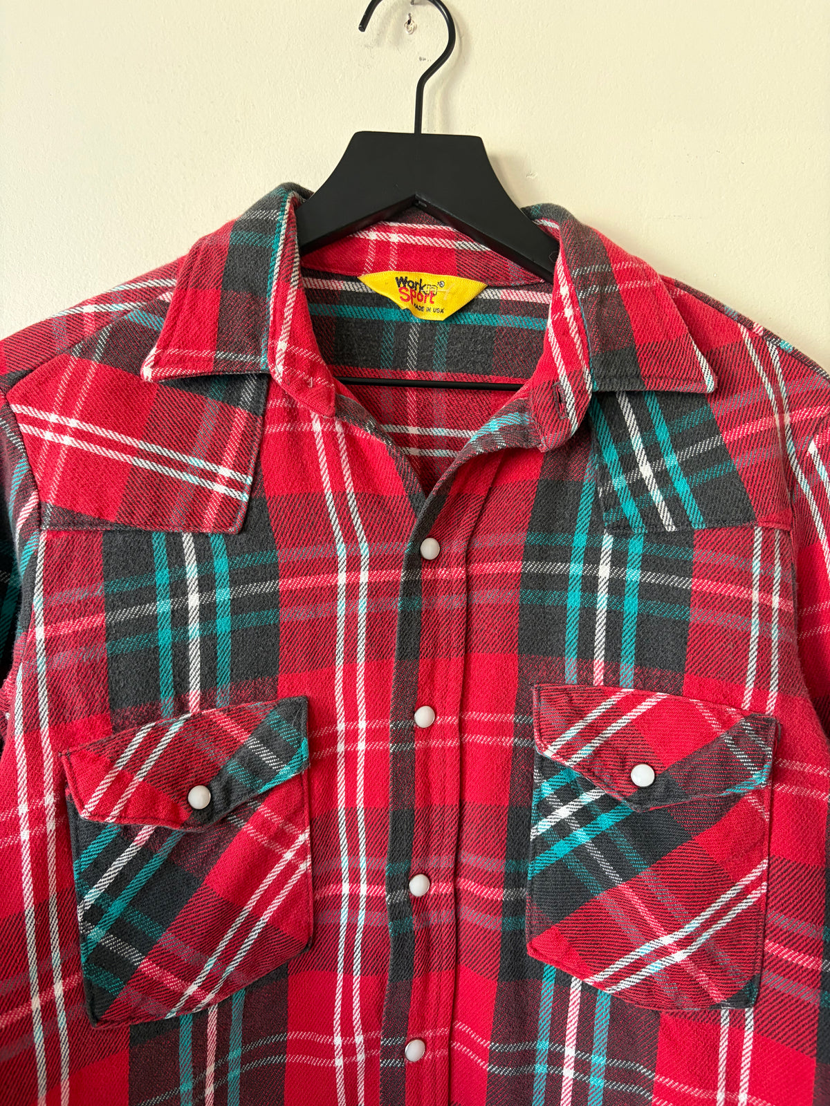 80s Worksport Cotton Flannel
