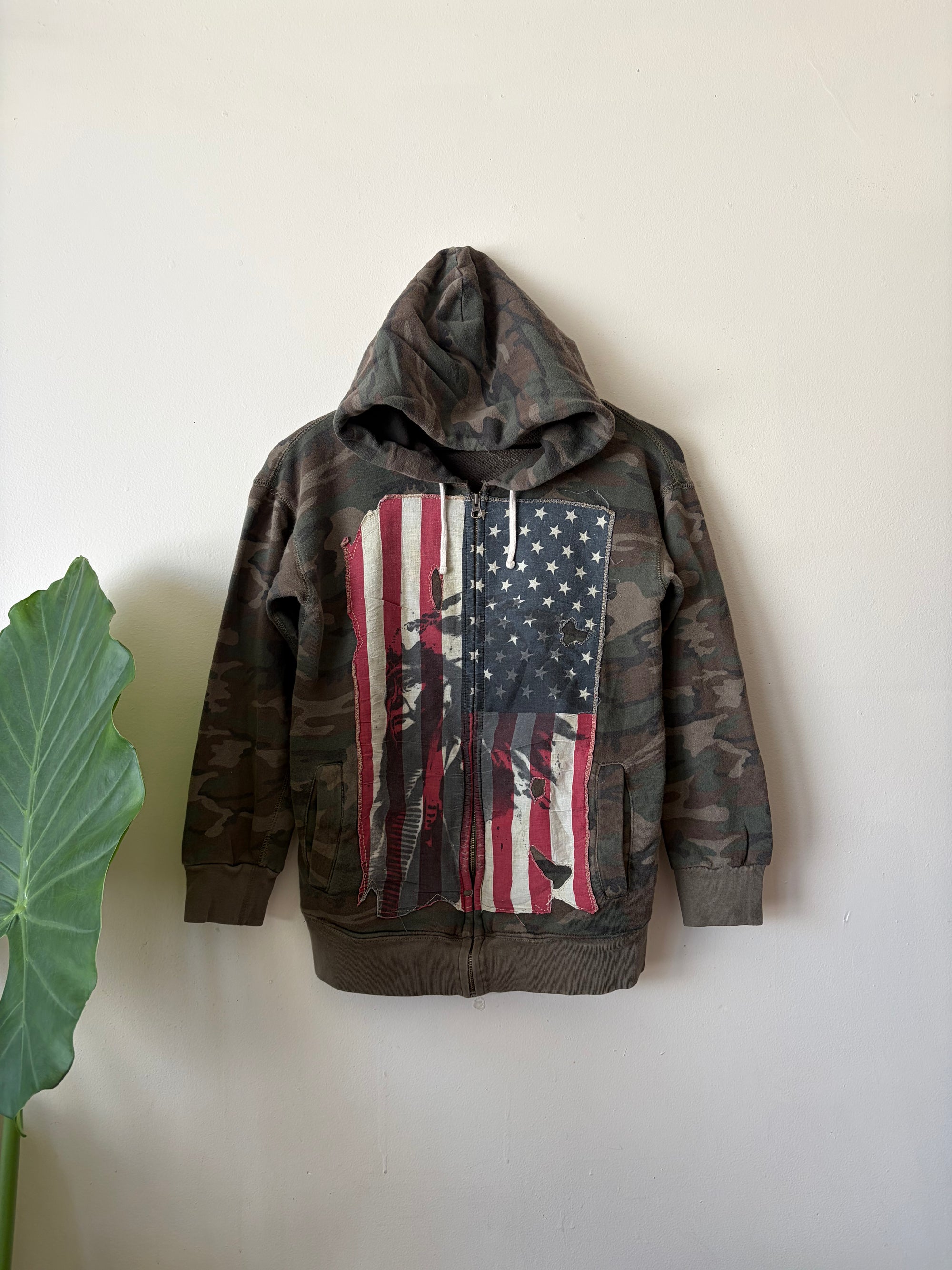2000s Polo Denim And Supply Camo Zip Up