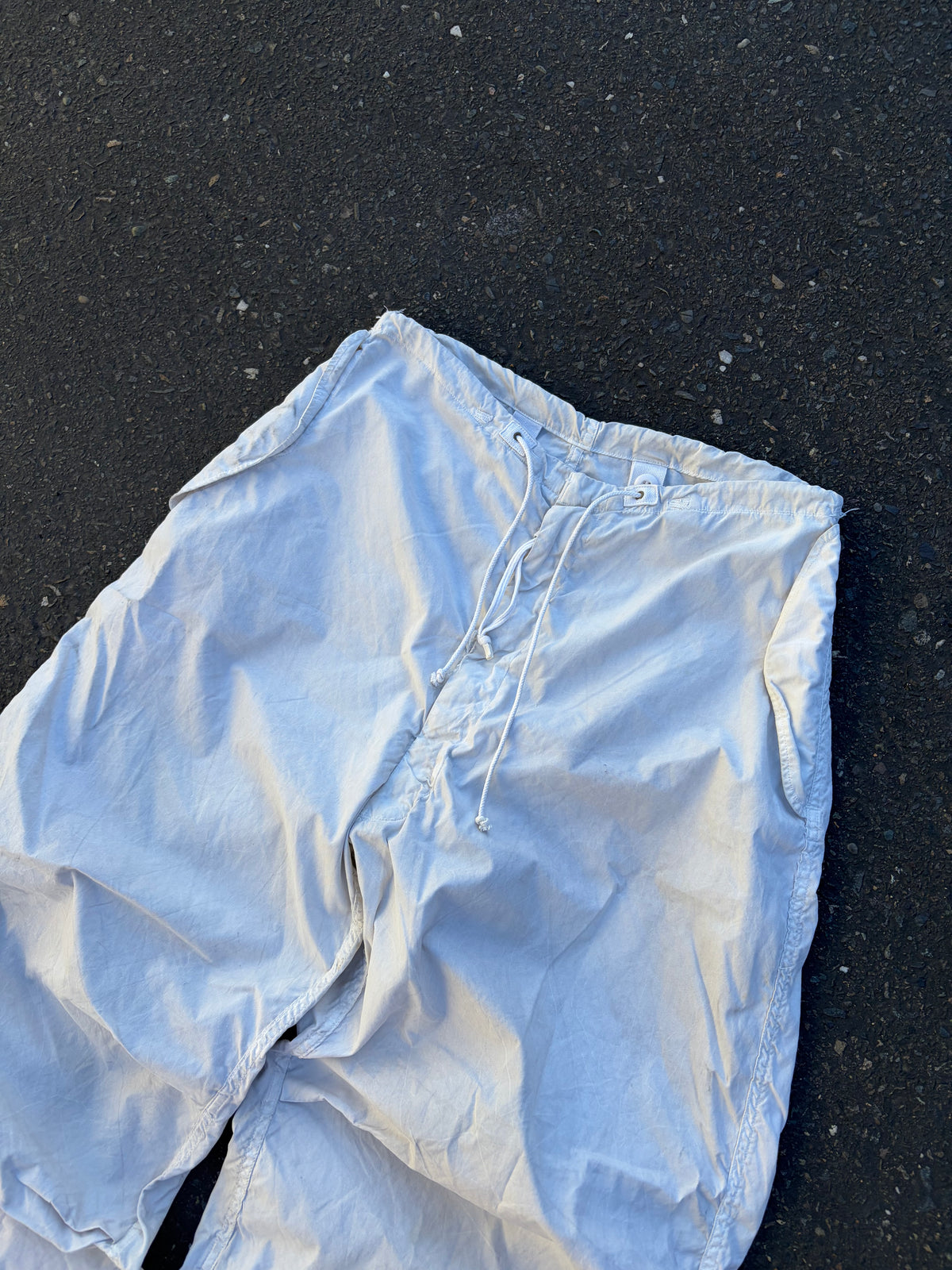 60s White M65 Shell Pants