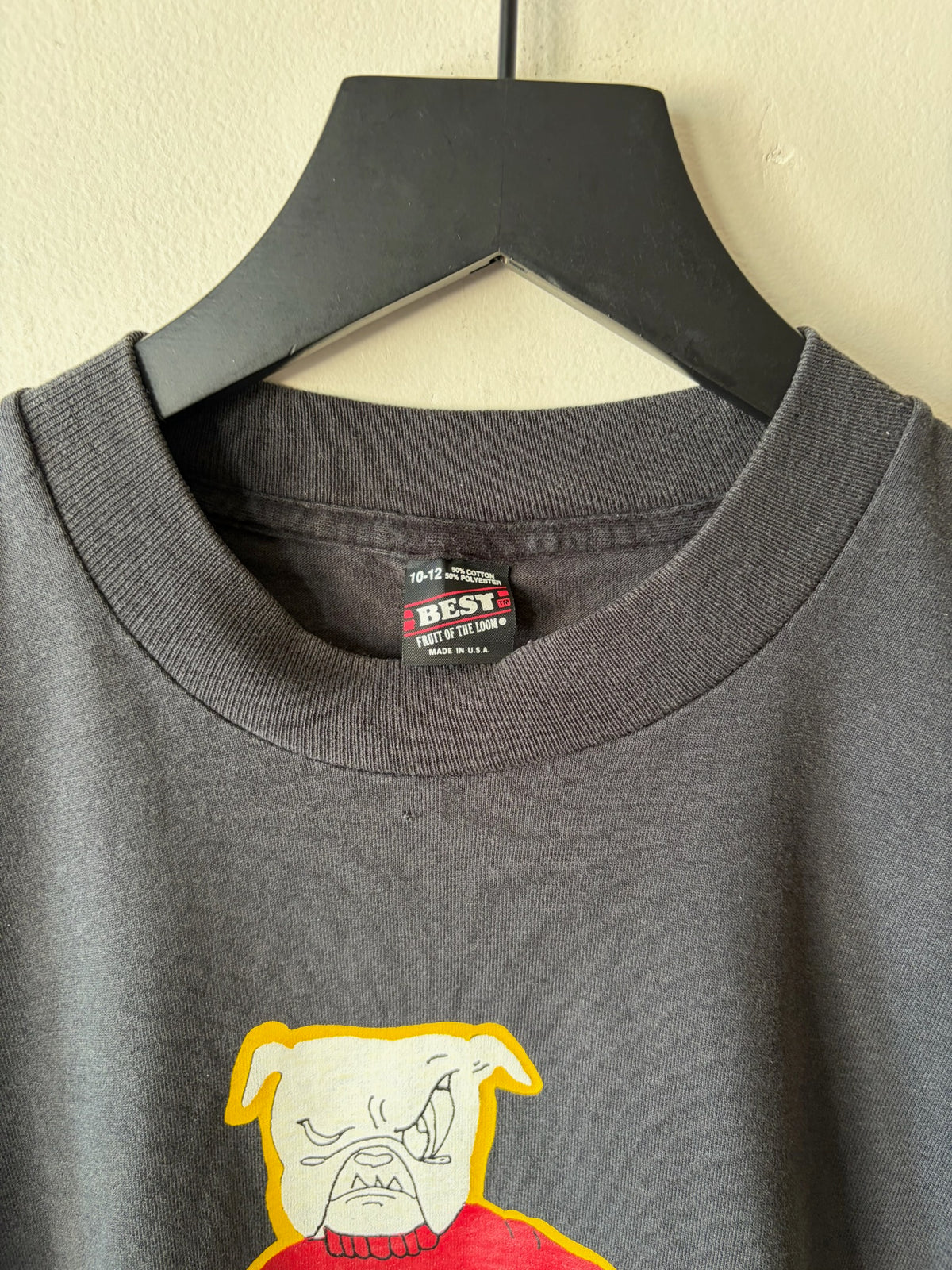 90s bulldog baby tee