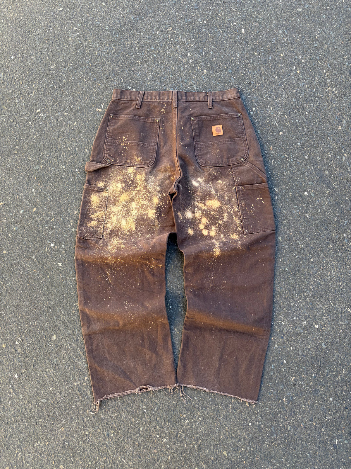 Brown Bleached Carhartt Double Knees