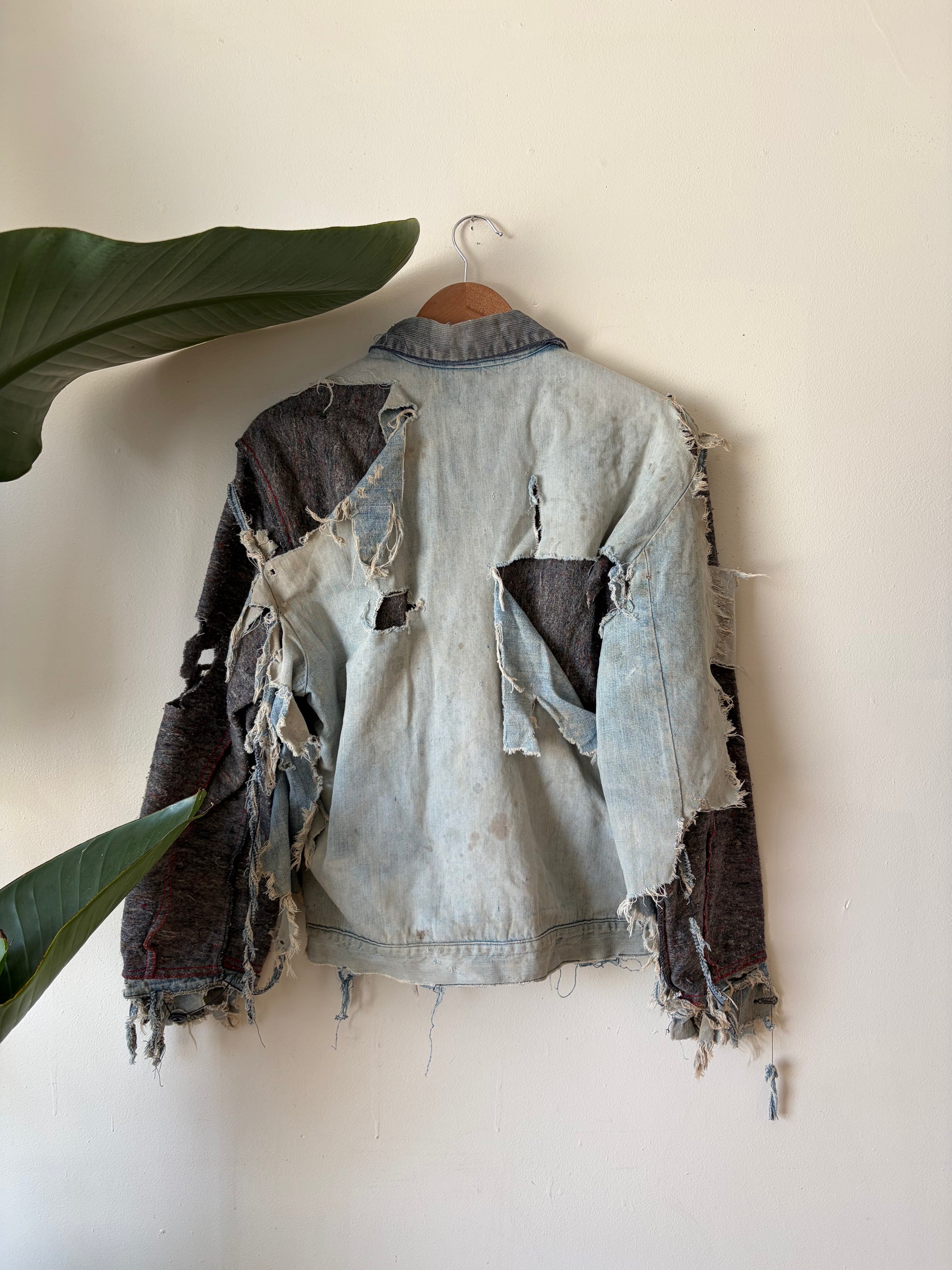 50s Thrashed Denim Detroit Jacket