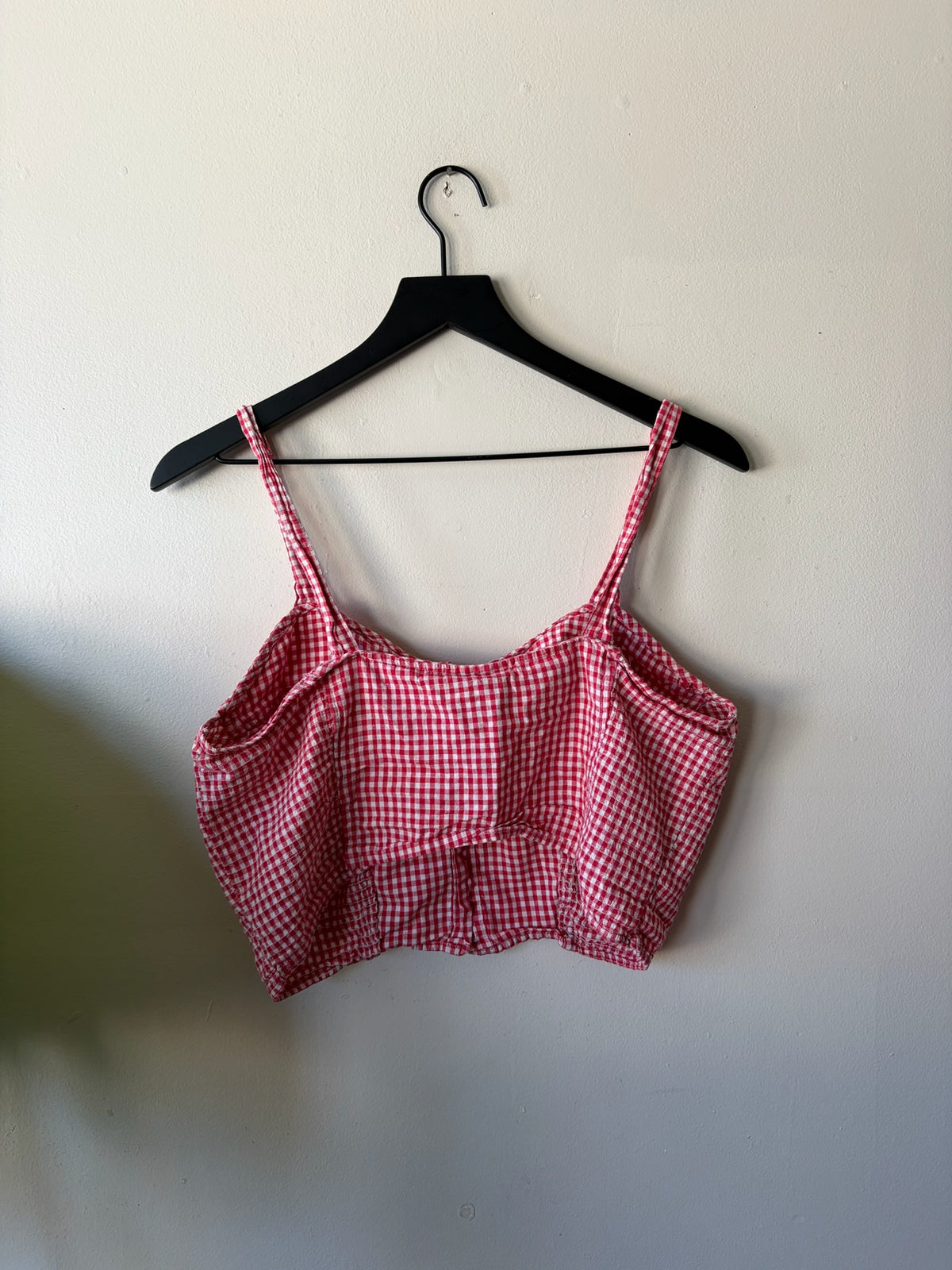 80s Plaid Womens Top