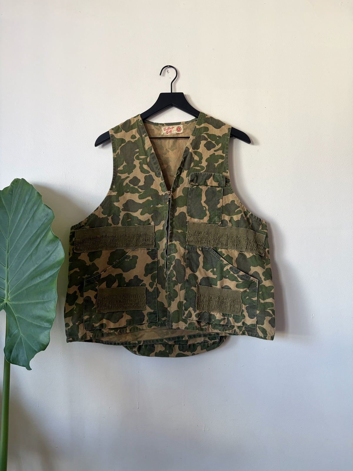60s Bullseye Bill Duck Camo Vest
