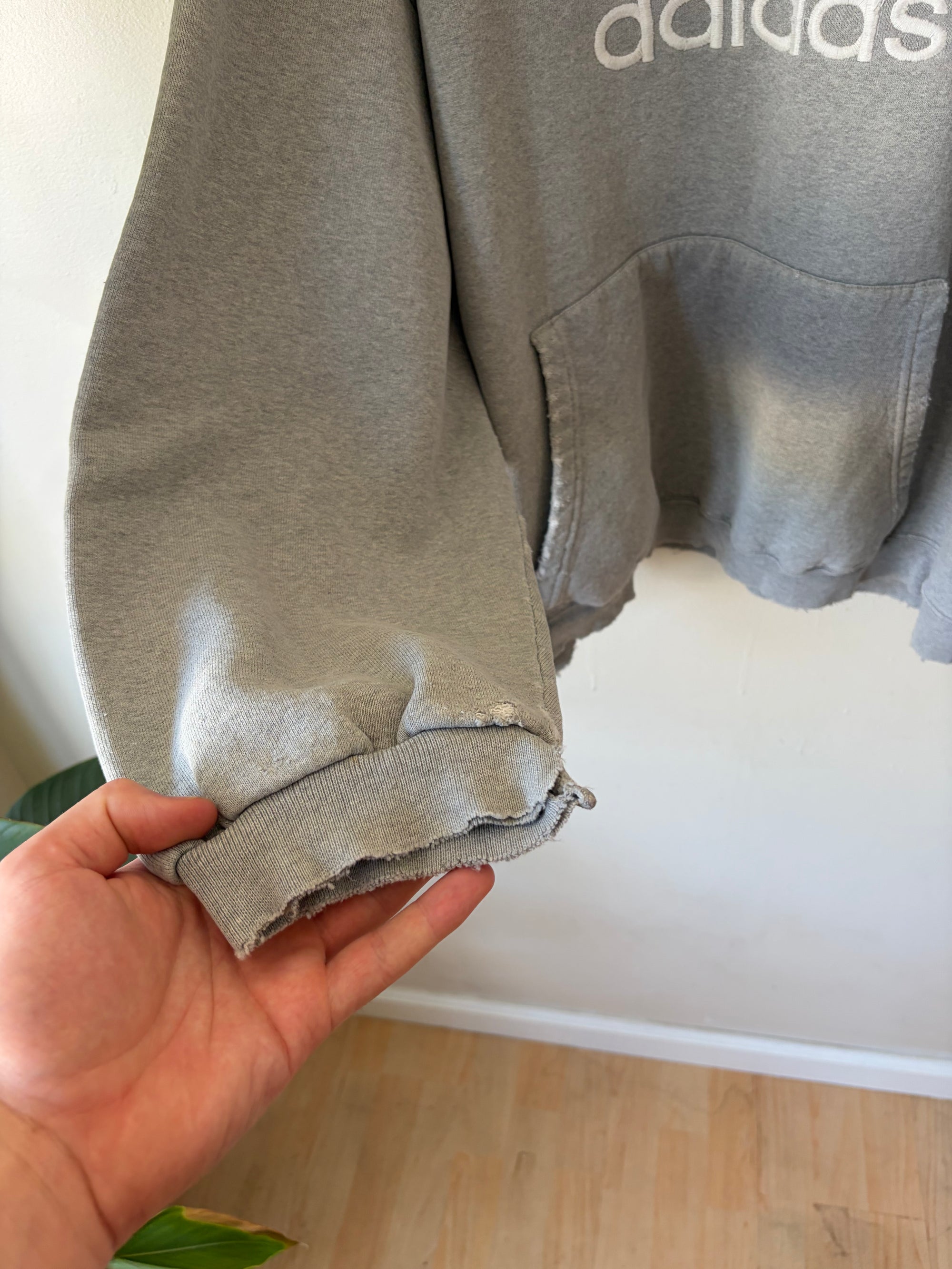 90s Thrashed Adidas Hoodie