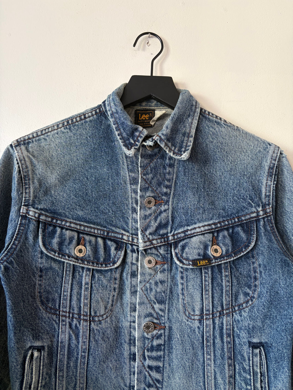 80s Distressed Lee Denim Jacket