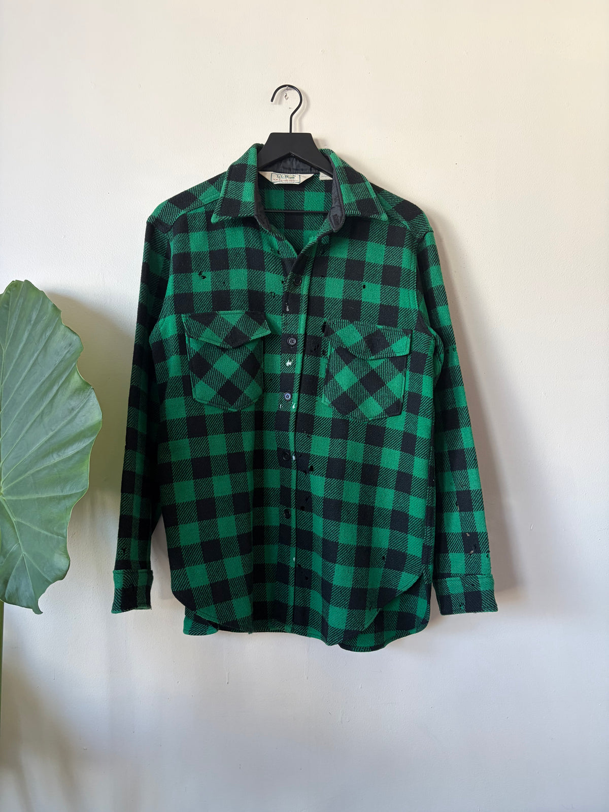 80s LL Bean Wool Flannel