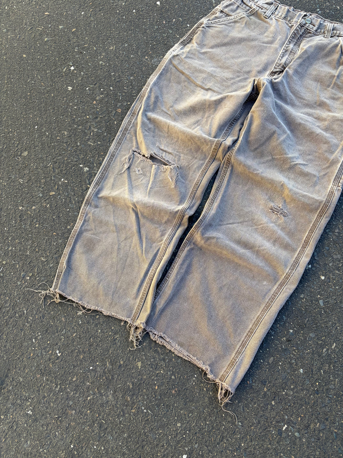 90s Faded Brown Carhartt Carpenter Pants