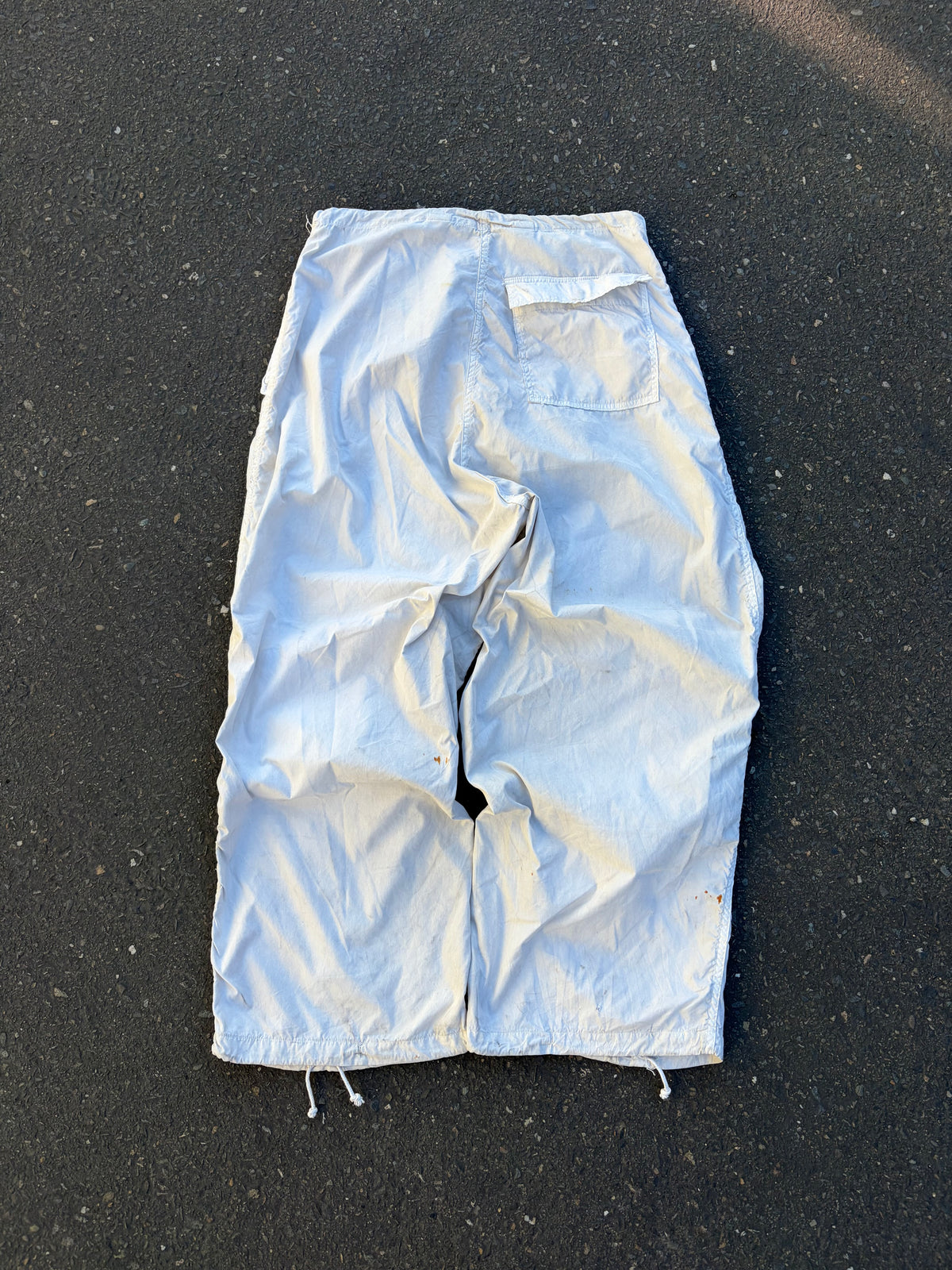 60s White M65 Shell Pants