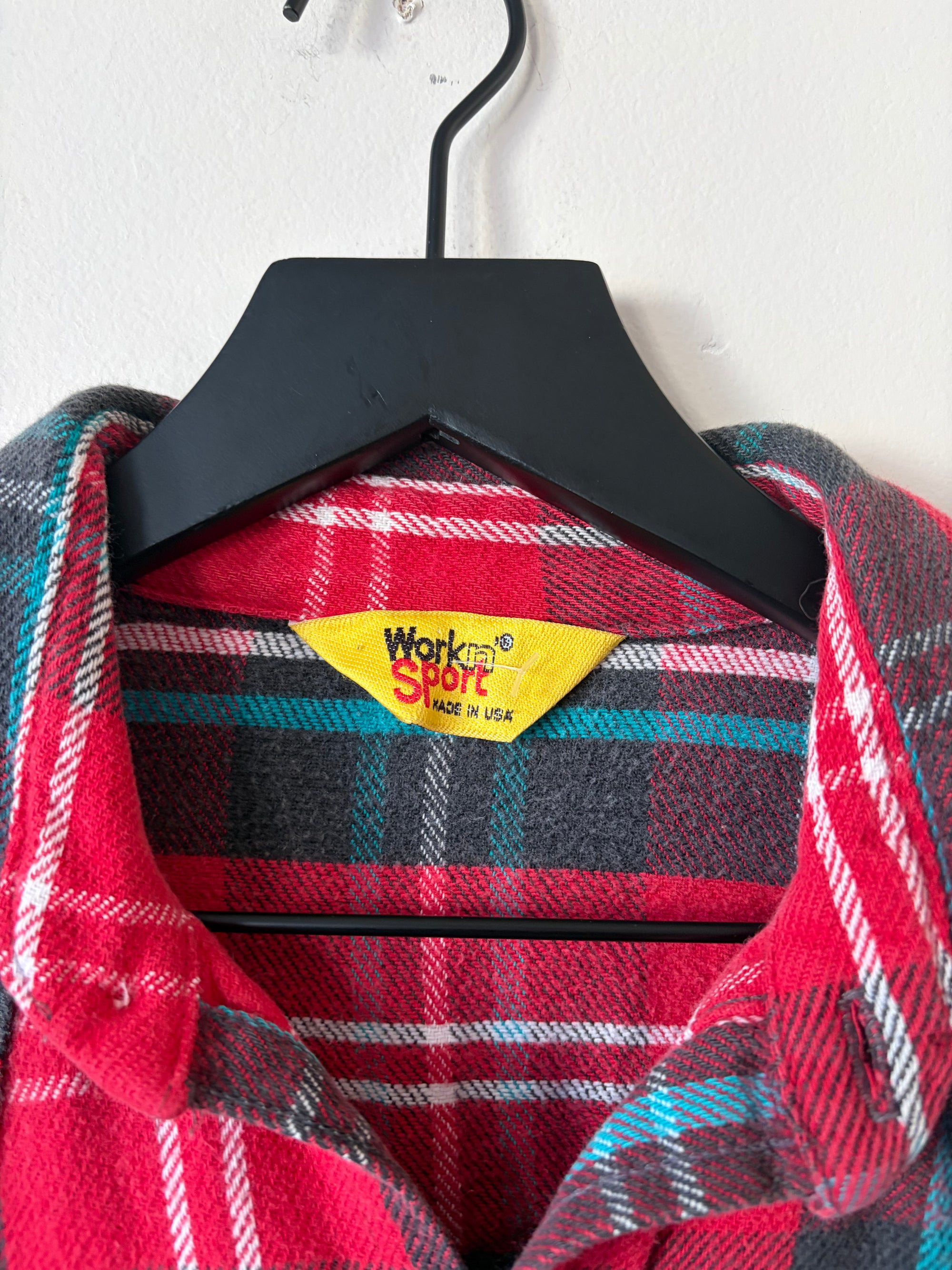 80s Worksport Cotton Flannel