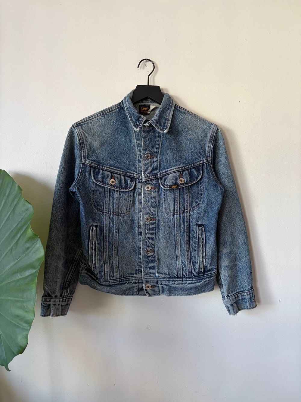 80s Distressed Lee Denim Jacket