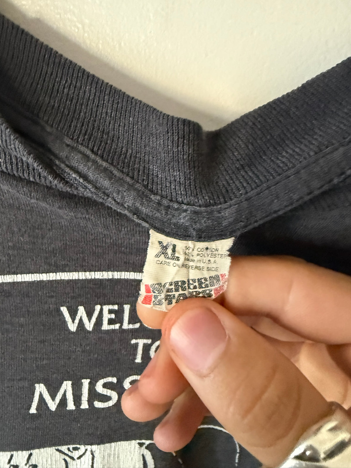80s Welcome to Missouri Gun Shirt