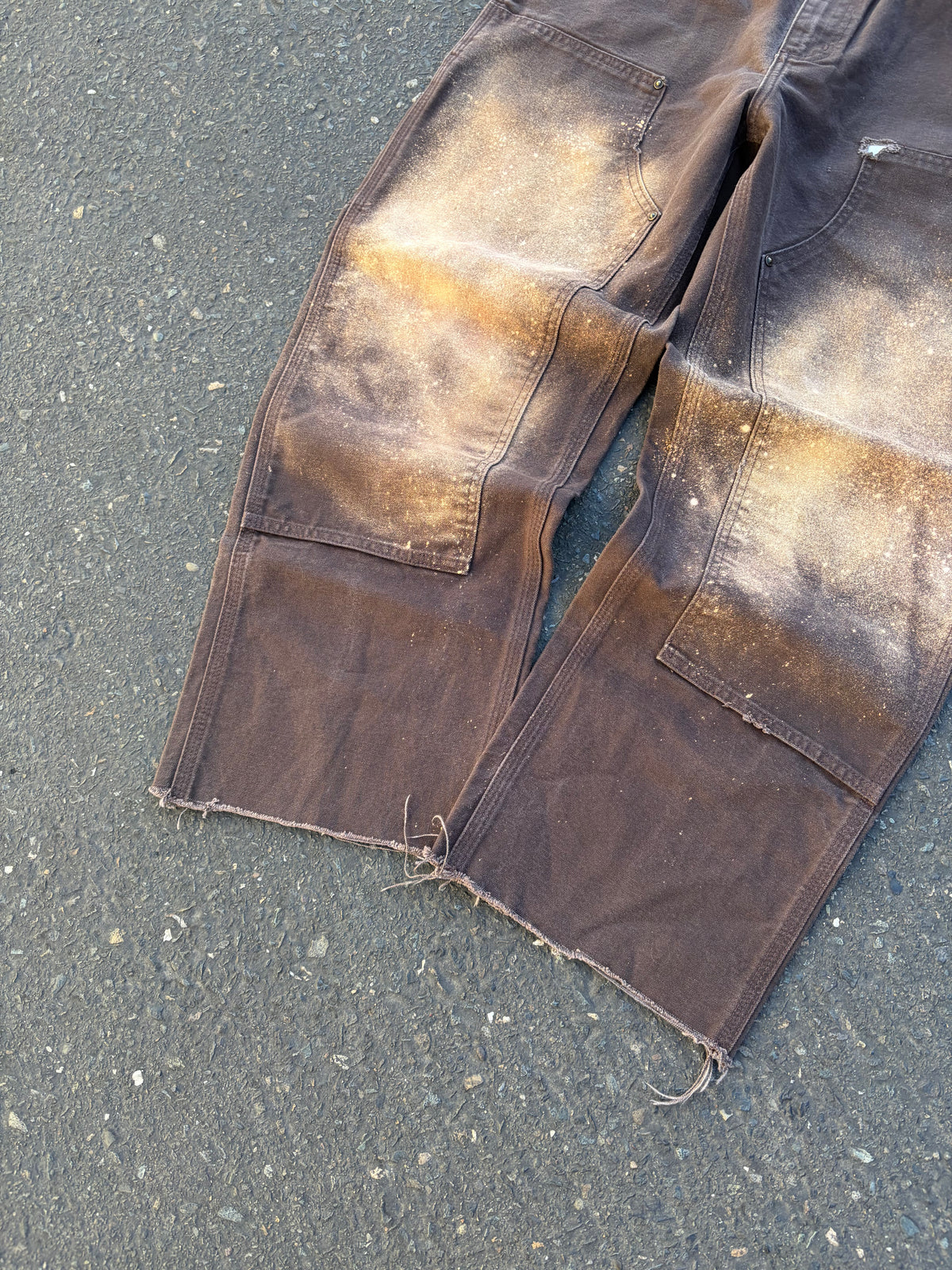 Brown Bleached Carhartt Double Knees