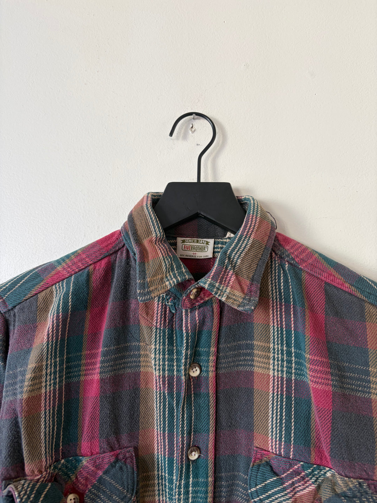 80s Five Brother Thrashed Cotton Flannel