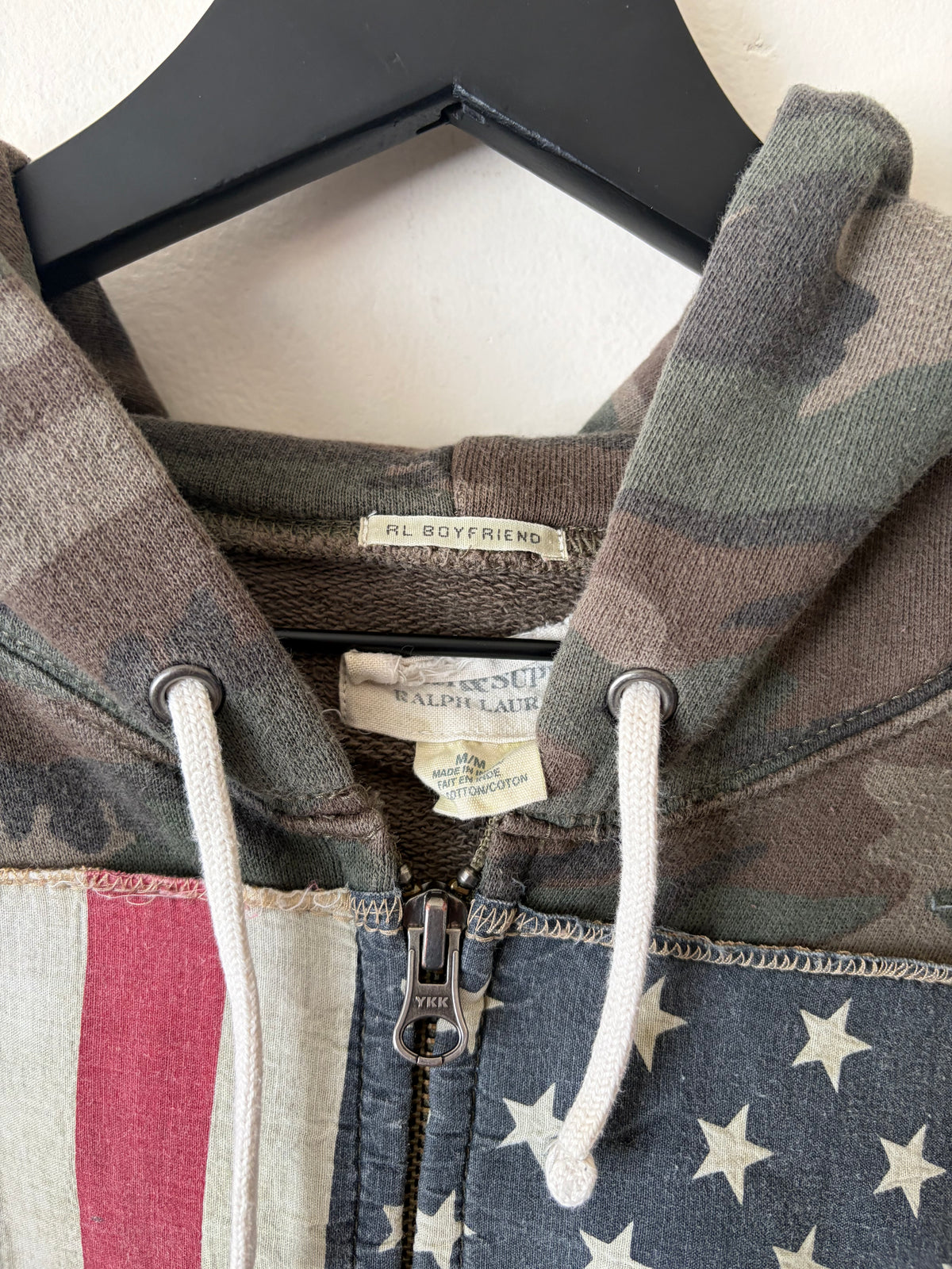 2000s Polo Denim And Supply Camo Zip Up