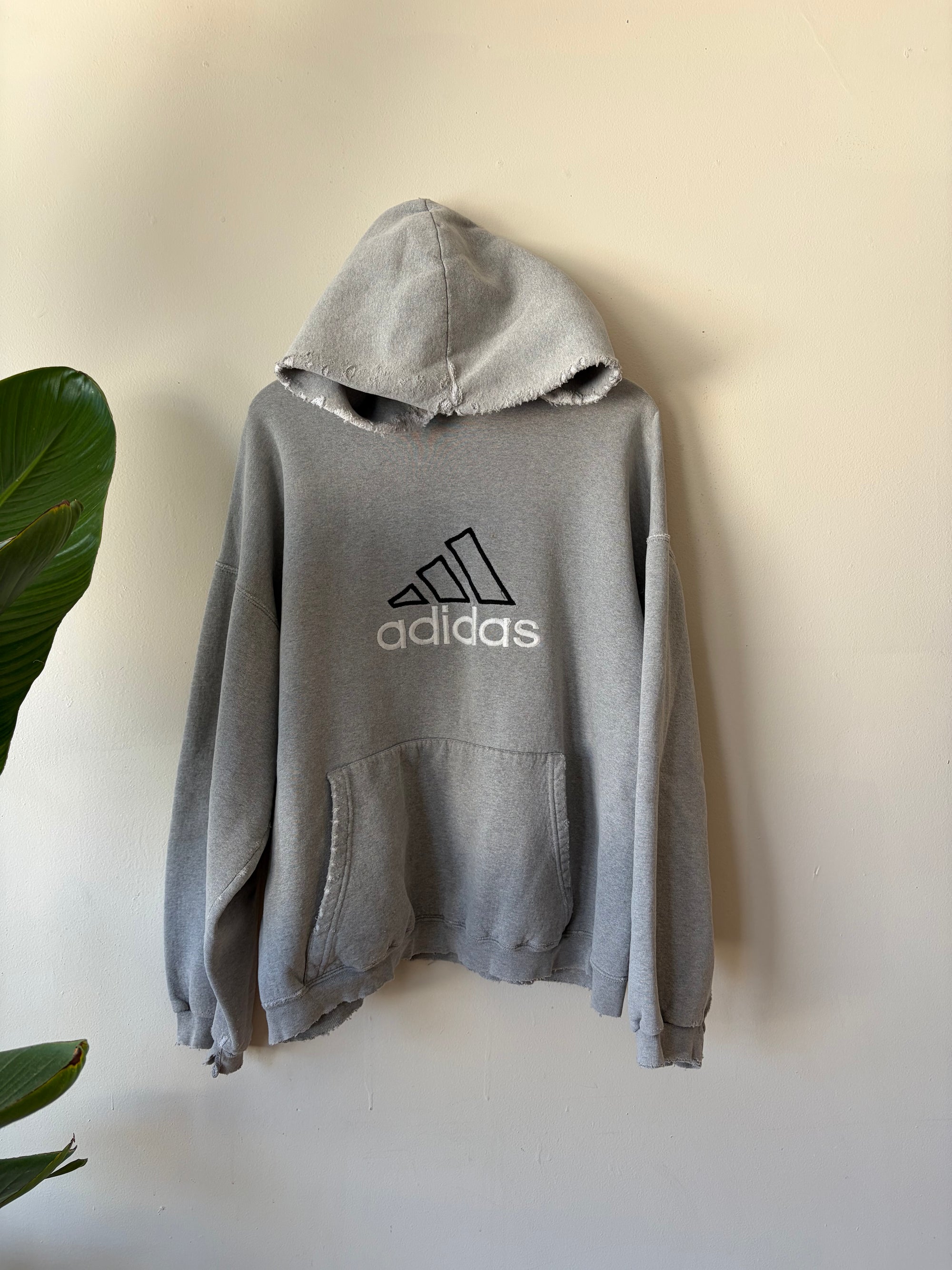 90s Thrashed Adidas Hoodie