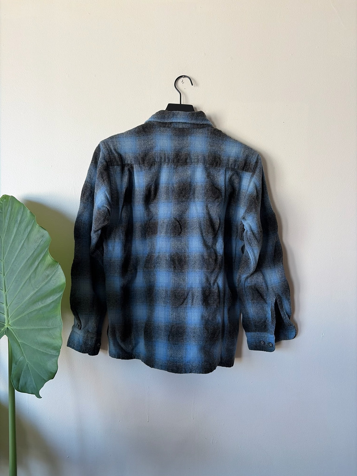 70s Brewster Shadow Plaid Wool Flannel
