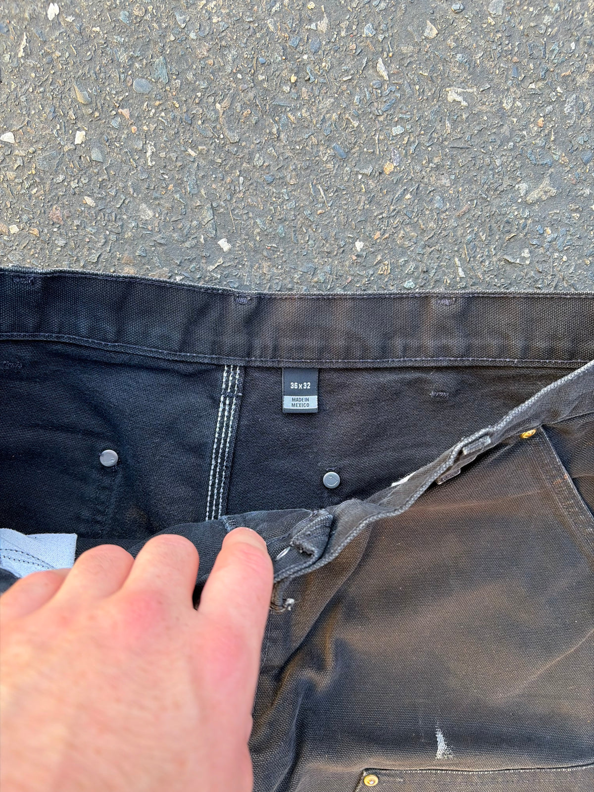 Black Carhartt Double Knees