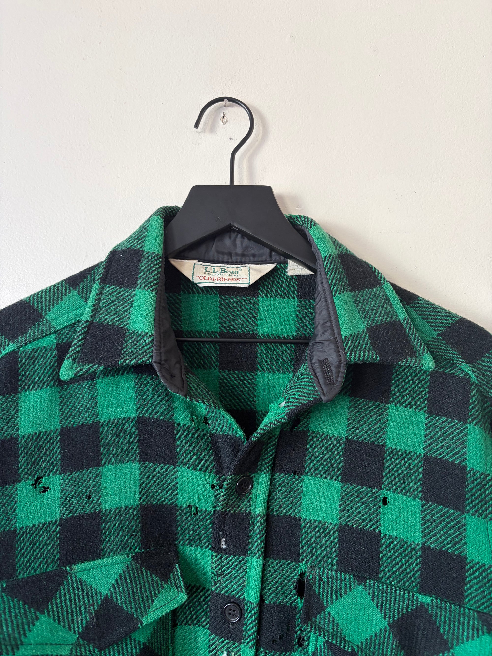80s LL Bean Wool Flannel